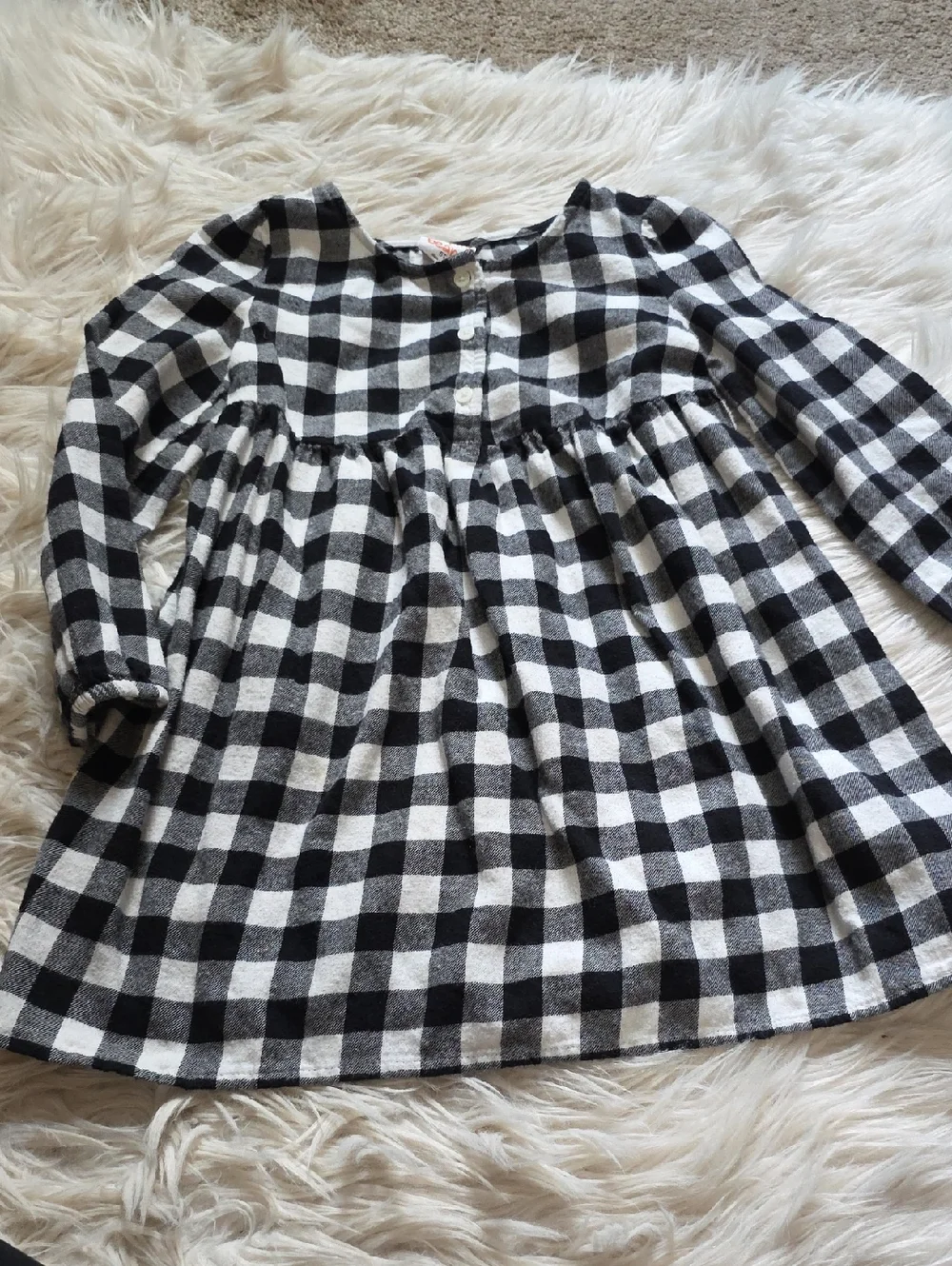 Jumping Beans Flannel Dress- 5T